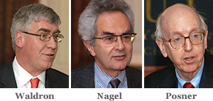 Jeremy Waldron, Thomas Nagel, and Richard Posner