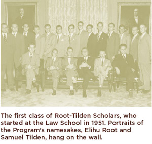 Root-Tilden-Kern Scholars in 1951